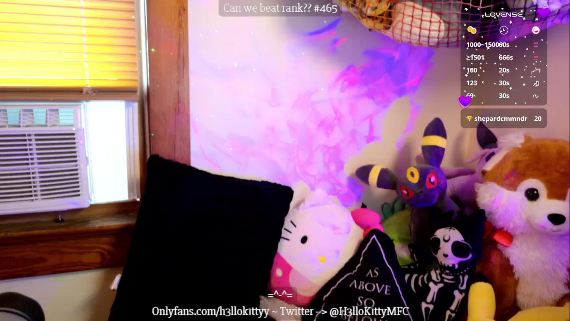 Gallery image thumbnail from H3llok1tty's myfreecams stream on, 10/09/2024, 14:49 image 5 of 20