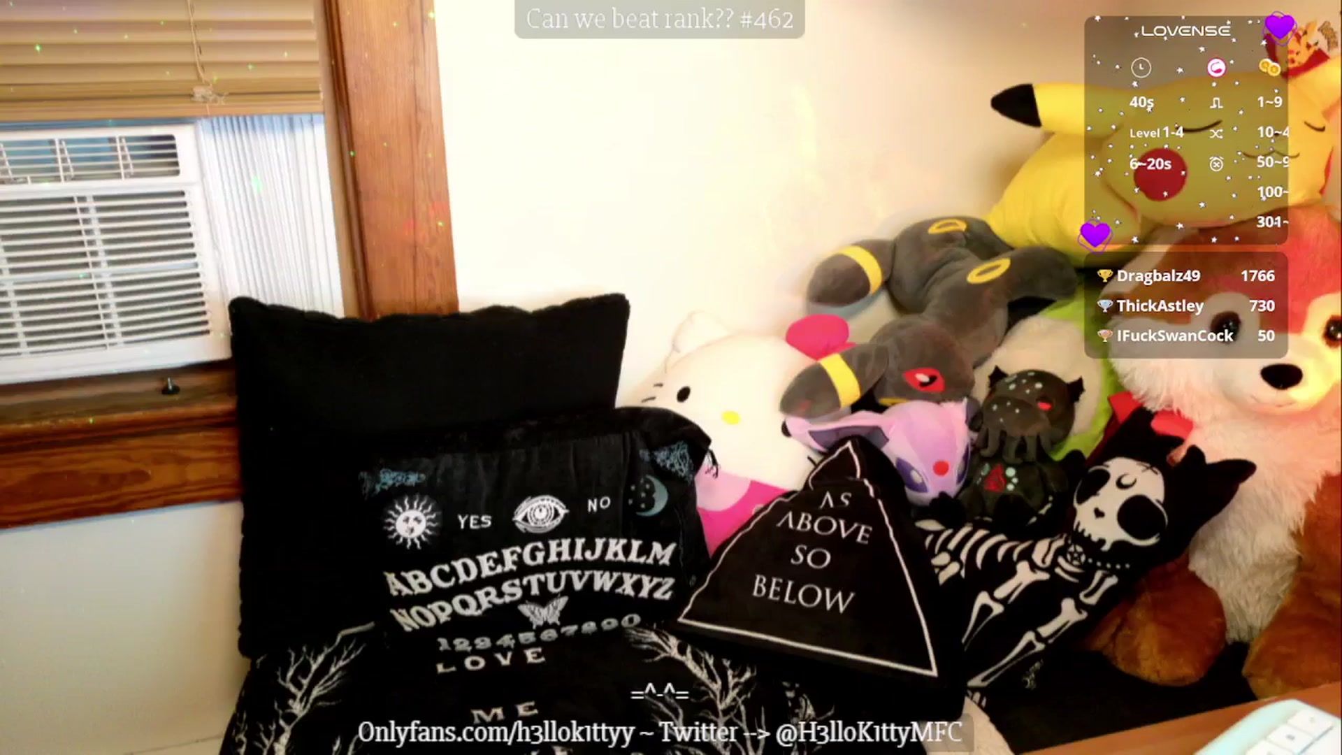 Gallery image thumbnail from H3llok1tty's myfreecams stream on, 10/10/2024, 14:16 image 7 of 20