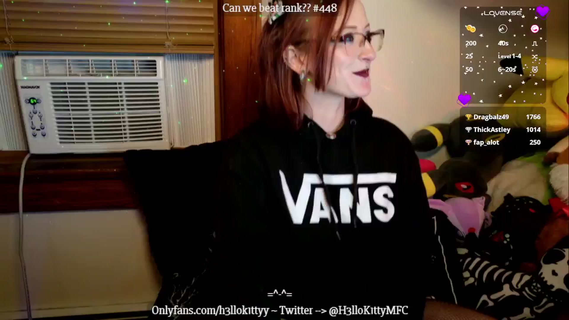 Gallery image thumbnail from H3llok1tty's myfreecams stream on, 10/10/2024, 14:16 image 8 of 20