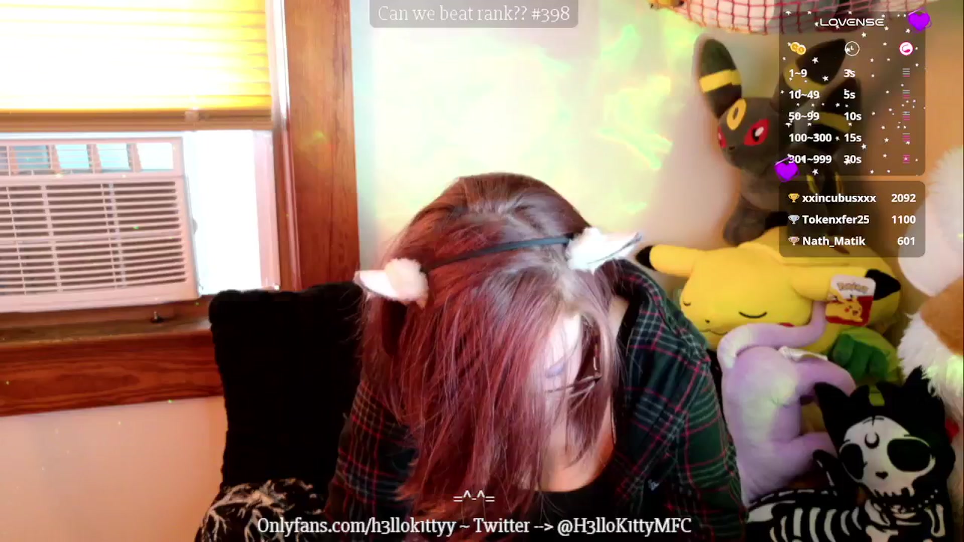 Gallery image thumbnail from H3llok1tty's myfreecams stream on, 10/11/2024, 14:33 image 16 of 20
