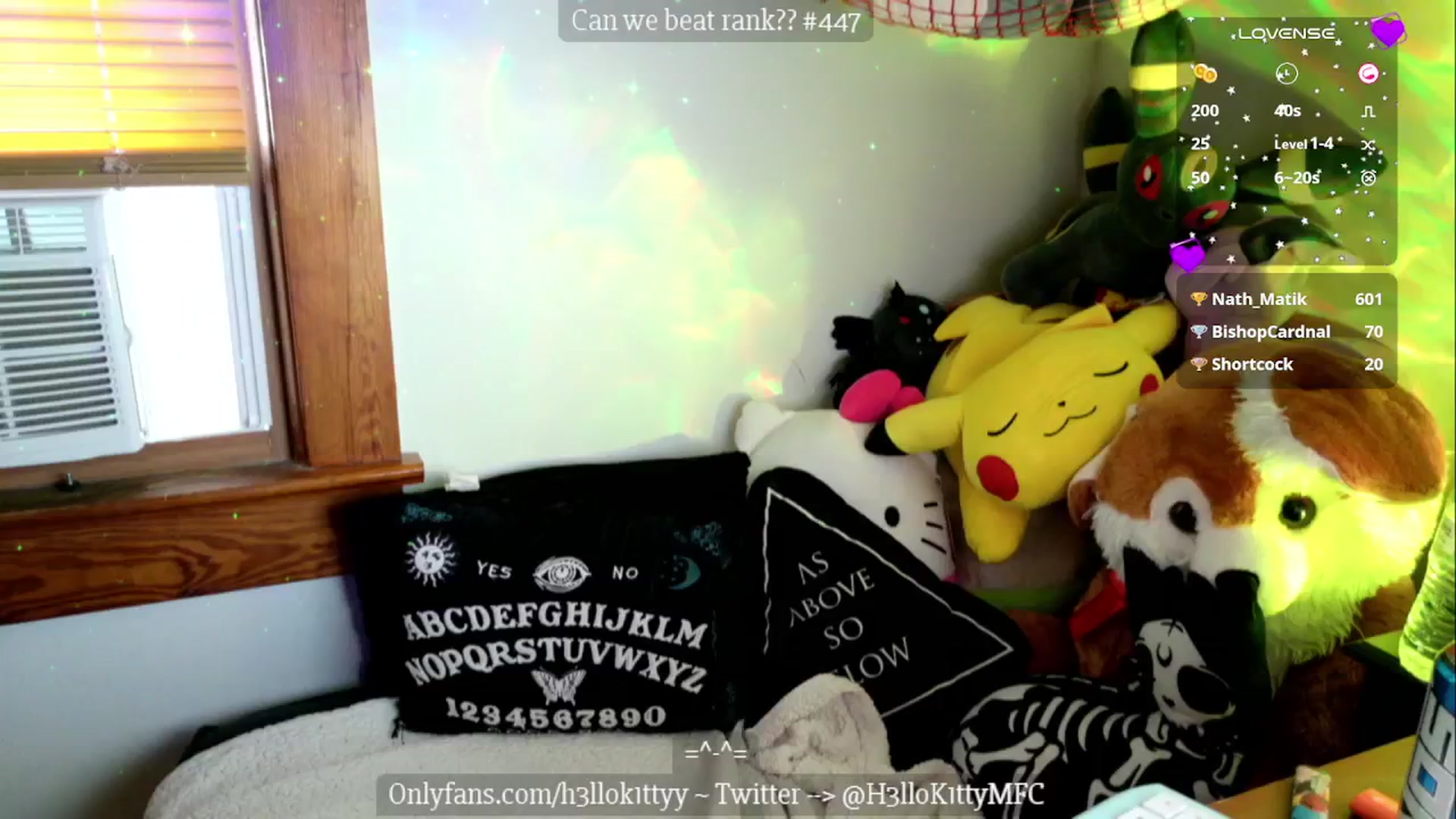 Gallery image thumbnail from H3llok1tty's myfreecams stream on, 10/11/2024, 14:33 image 8 of 20