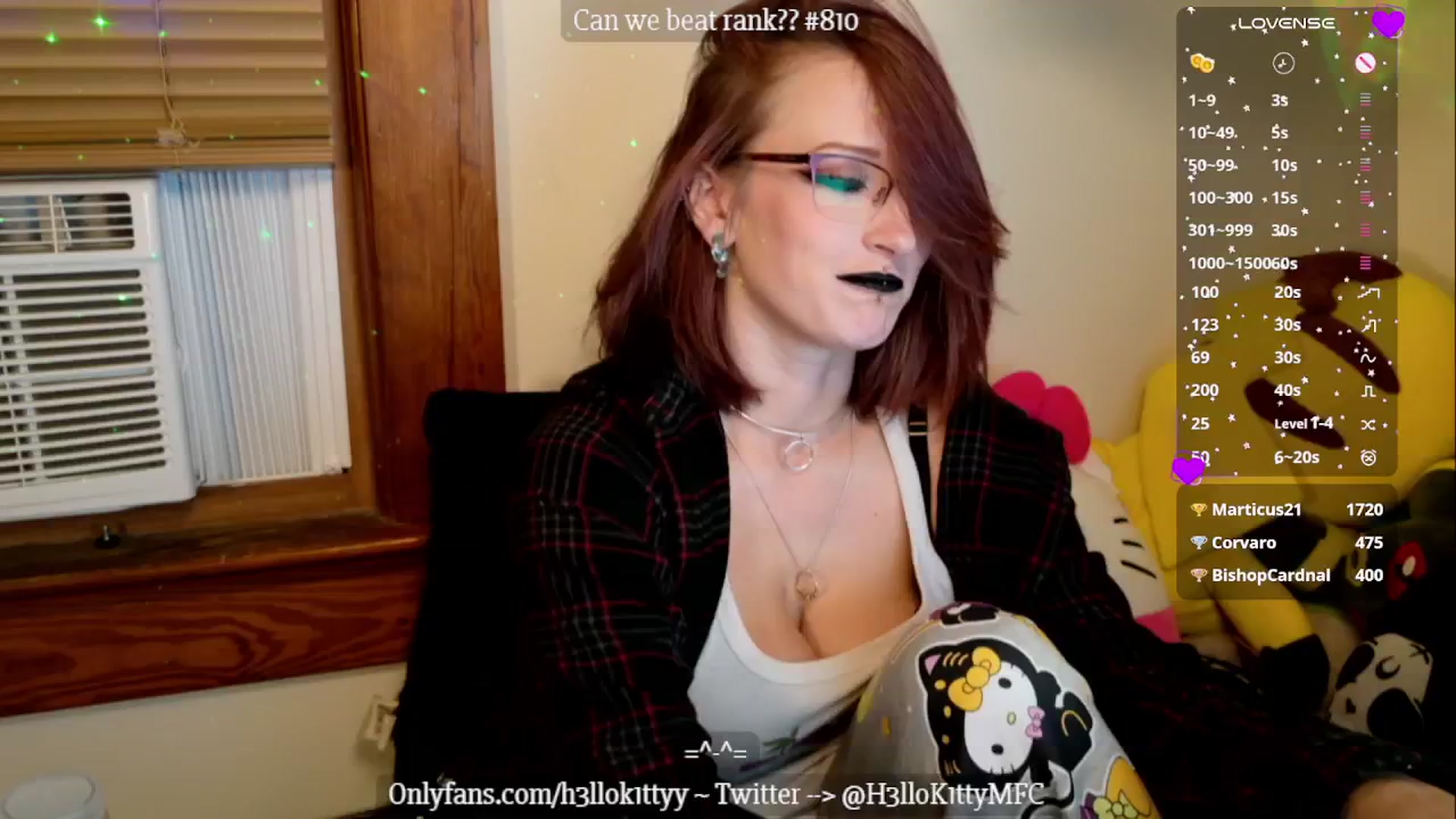 Gallery image thumbnail from H3llok1tty's myfreecams stream on, 10/22/2024, 08:16 image 18 of 20