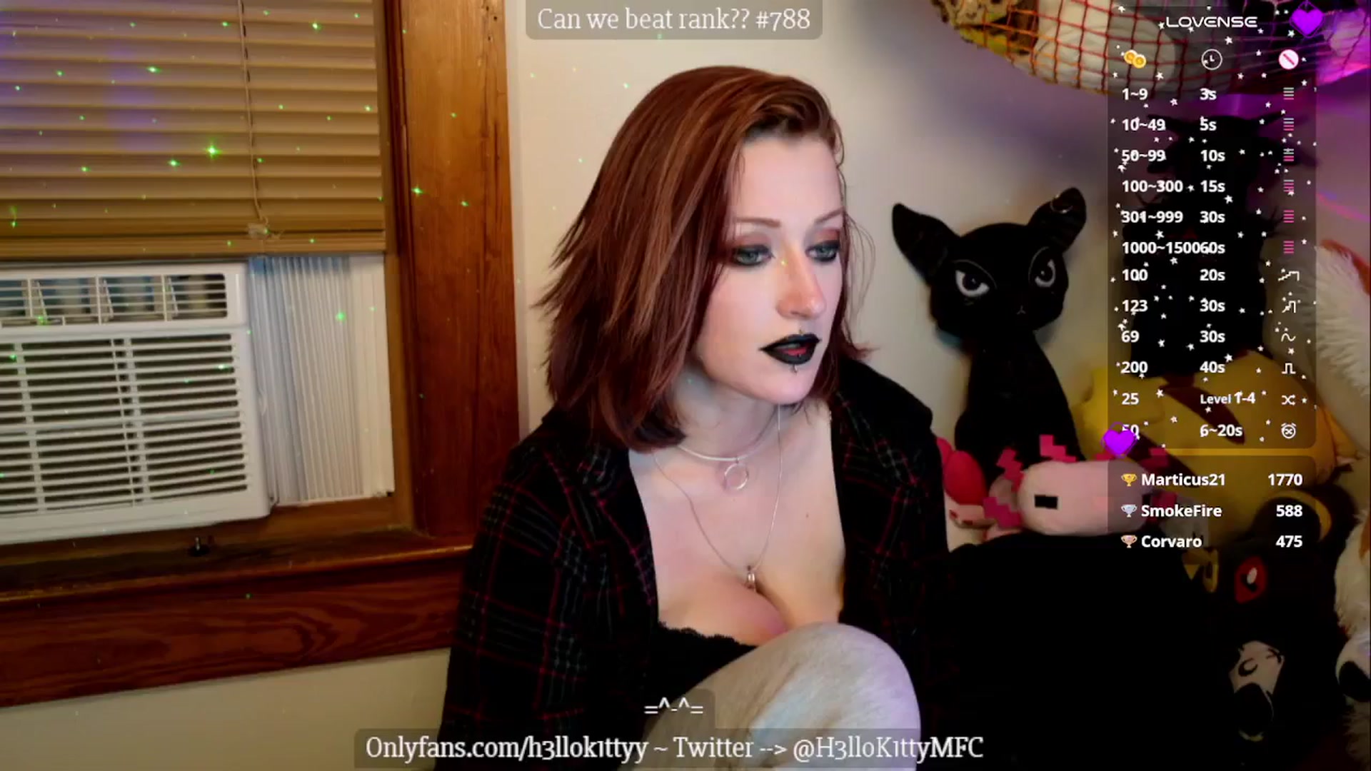 Gallery image thumbnail from H3llok1tty's myfreecams stream on, 10/22/2024, 09:23 image 17 of 20