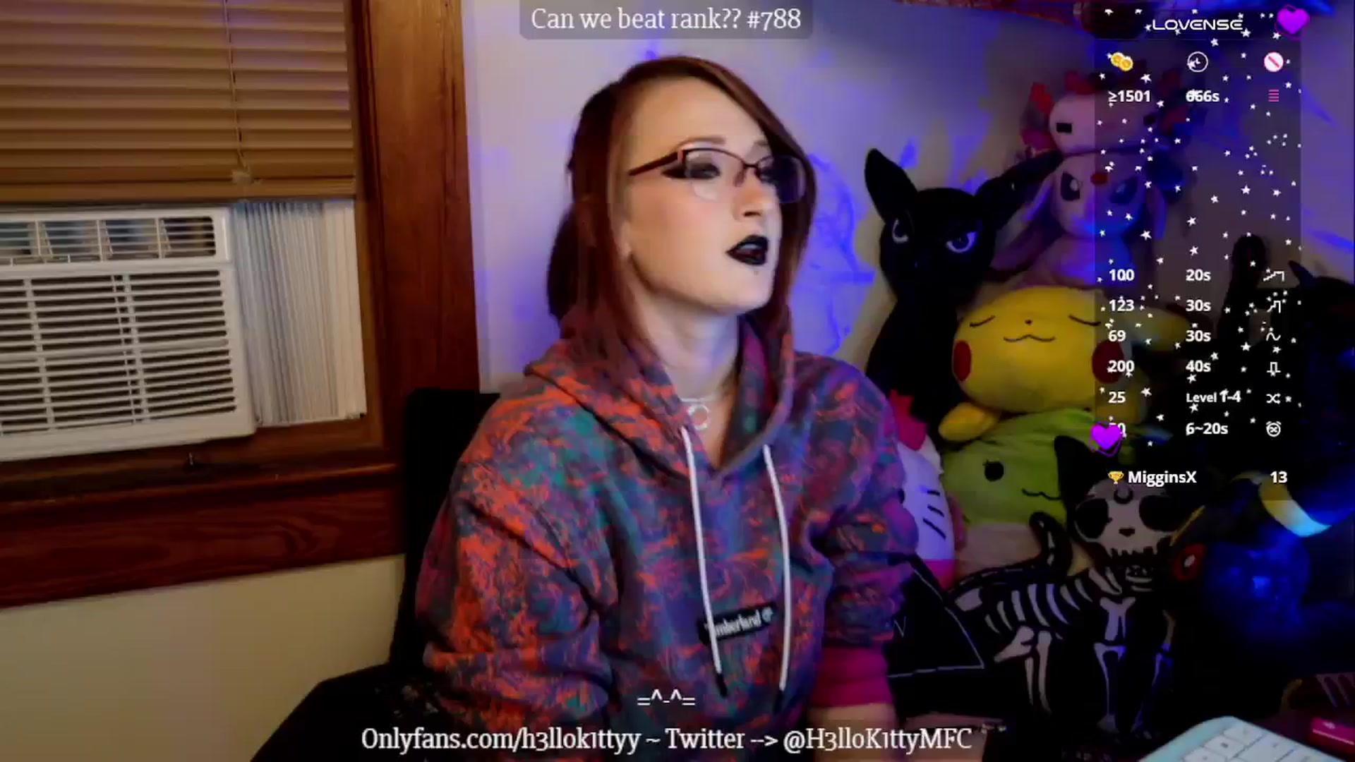 Gallery image thumbnail from H3llok1tty's myfreecams stream on, 10/25/2024, 07:14 image 10 of 20