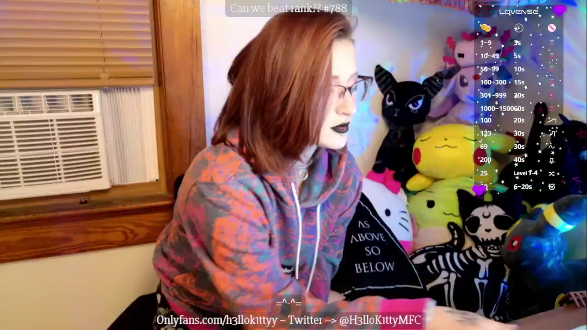 Gallery image thumbnail from H3llok1tty's myfreecams stream on, 10/25/2024, 07:14 image 7 of 20
