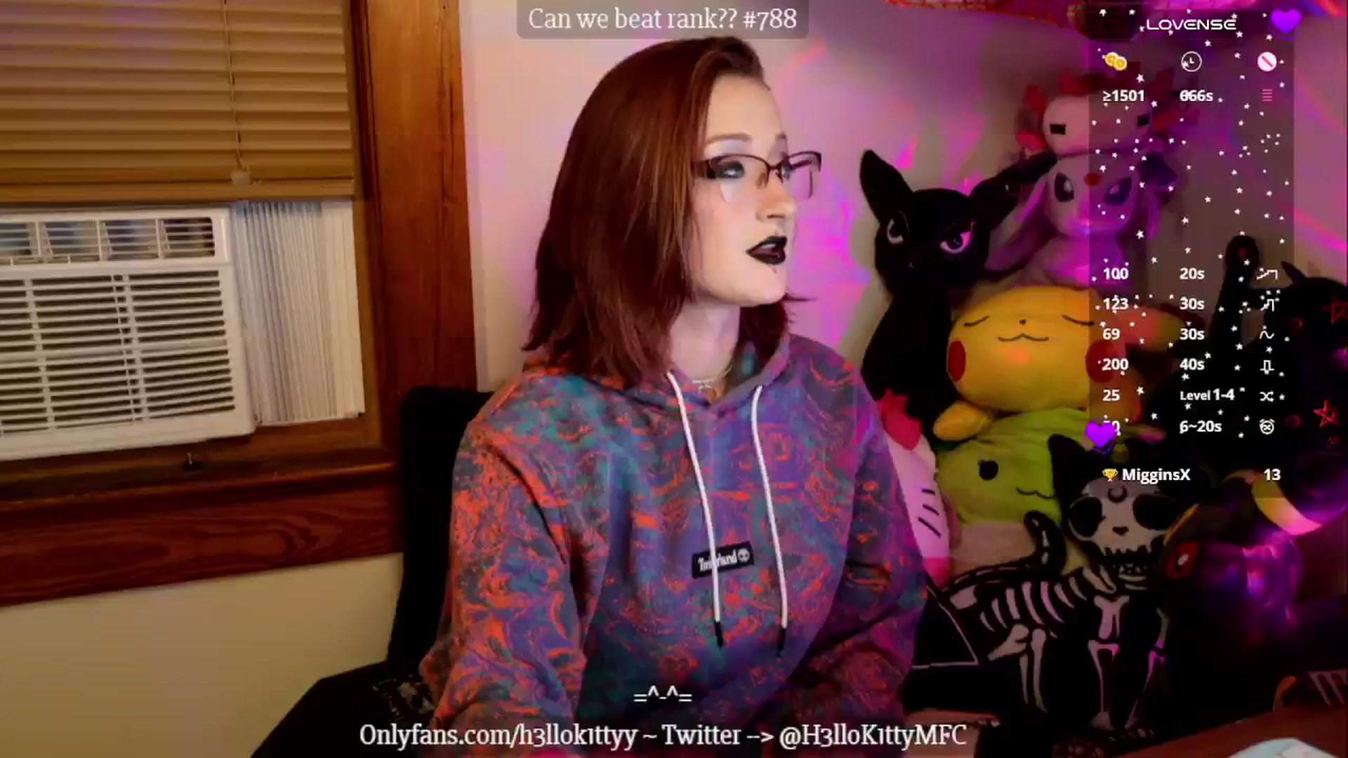 Gallery image thumbnail from H3llok1tty's myfreecams stream on, 10/25/2024, 07:14 image 9 of 20
