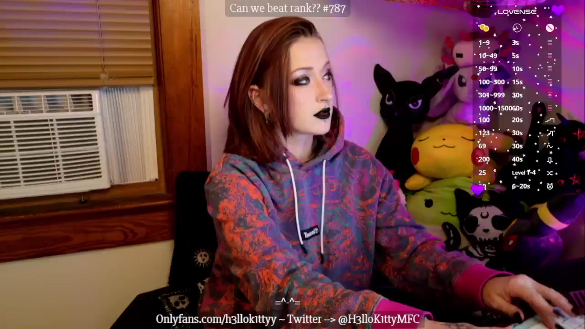 Gallery image thumbnail from H3llok1tty's myfreecams stream on, 10/25/2024, 07:14 image 2 of 20