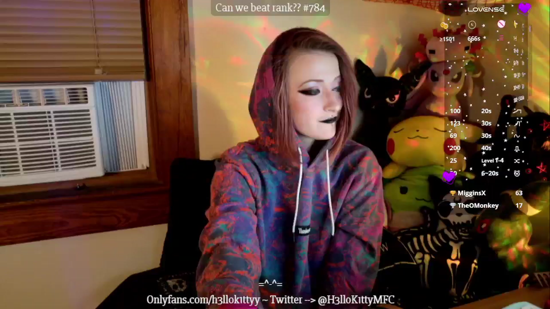 Gallery image thumbnail from H3llok1tty's myfreecams stream on, 10/25/2024, 07:14 image 19 of 20