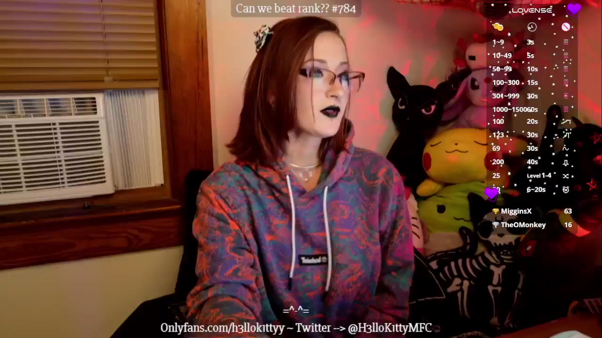 Gallery image thumbnail from H3llok1tty's myfreecams stream on, 10/25/2024, 07:14 image 16 of 20