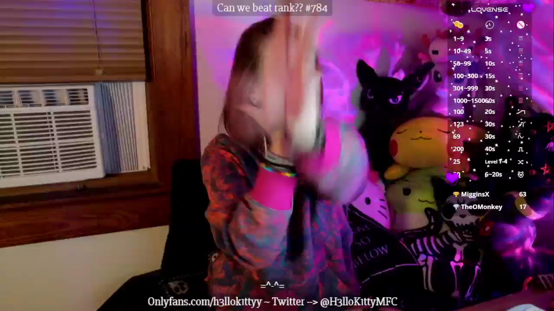 Gallery image thumbnail from H3llok1tty's myfreecams stream on, 10/25/2024, 07:14 image 20 of 20