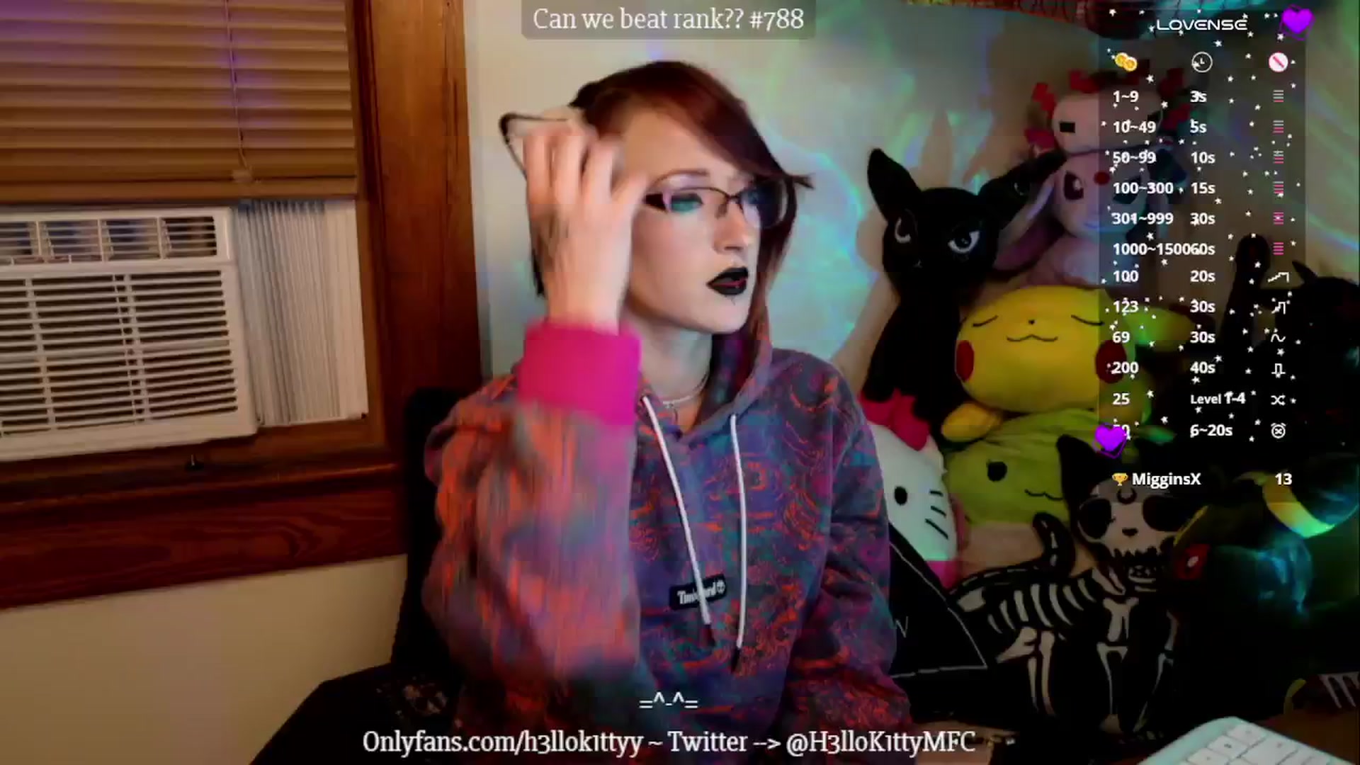 Gallery image thumbnail from H3llok1tty's myfreecams stream on, 10/25/2024, 07:14 image 11 of 20