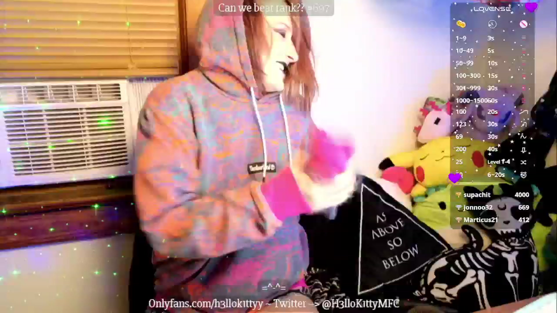 Gallery image thumbnail from H3llok1tty's myfreecams stream on, 10/25/2024, 10:59 image 18 of 20
