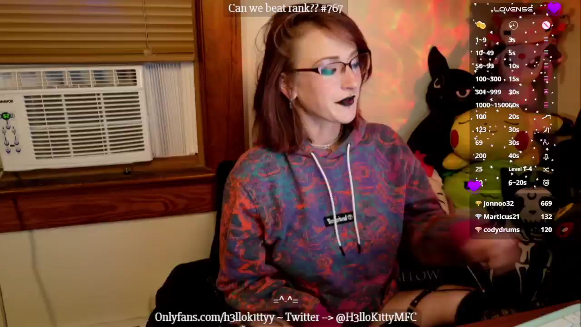 Gallery image thumbnail from H3llok1tty's myfreecams stream on, 10/25/2024, 10:59 image 6 of 20