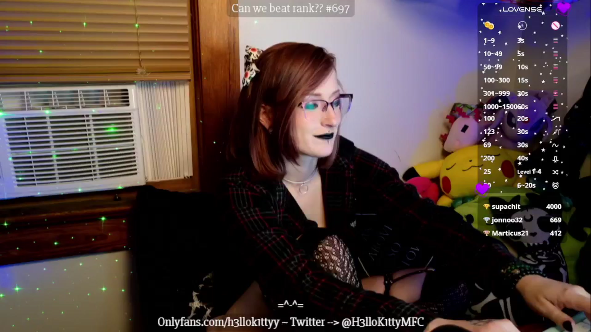 Gallery image thumbnail from H3llok1tty's myfreecams stream on, 10/25/2024, 10:59 image 16 of 20