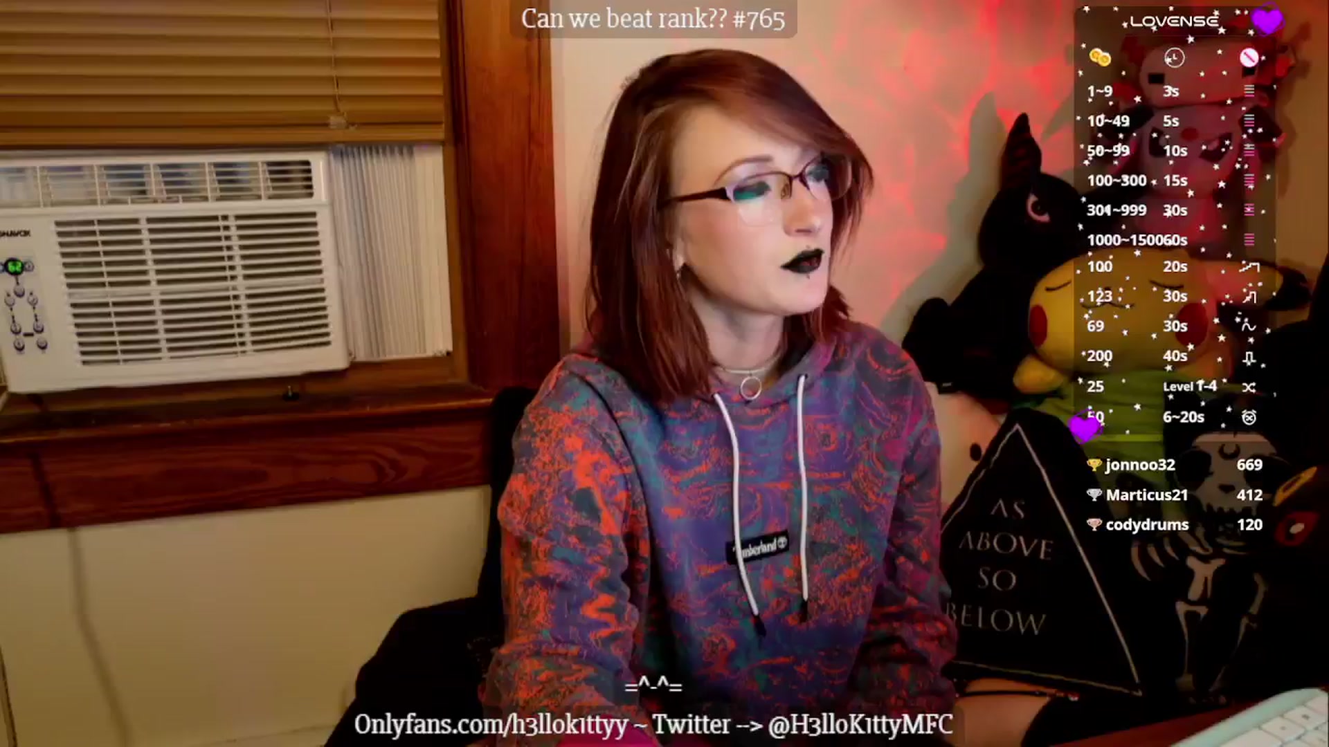 Gallery image thumbnail from H3llok1tty's myfreecams stream on, 10/25/2024, 10:59 image 7 of 20