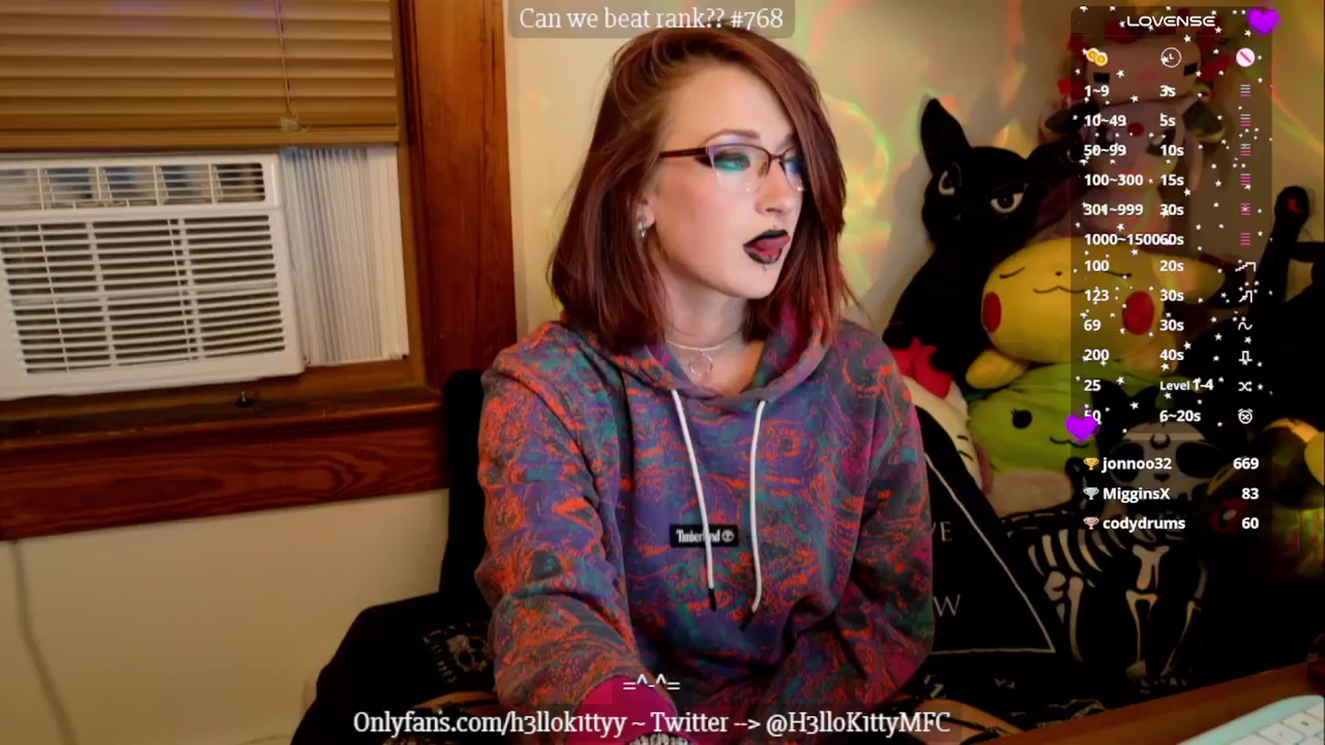 Gallery image thumbnail from H3llok1tty's myfreecams stream on, 10/25/2024, 10:59 image 3 of 20