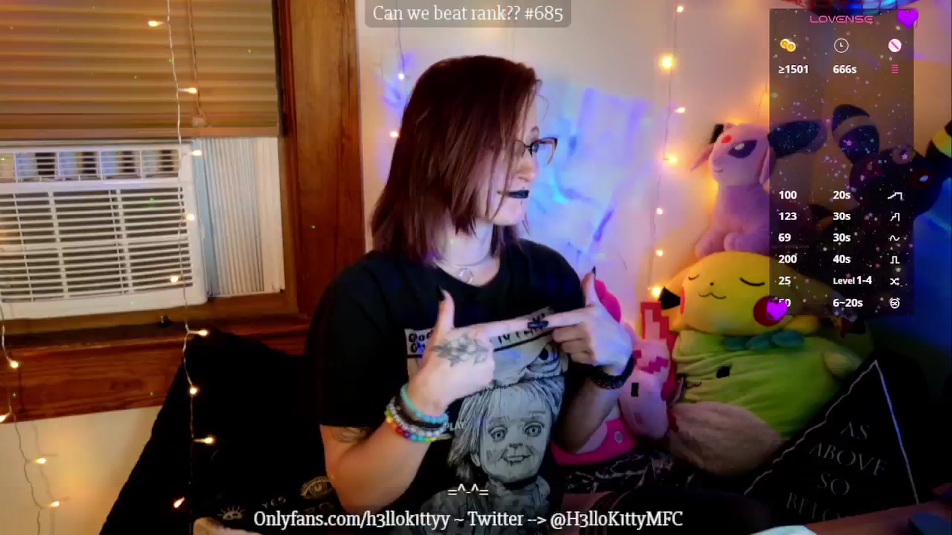 Gallery image thumbnail from H3llok1tty's myfreecams stream on, 10/28/2024, 10:05 image 20 of 20