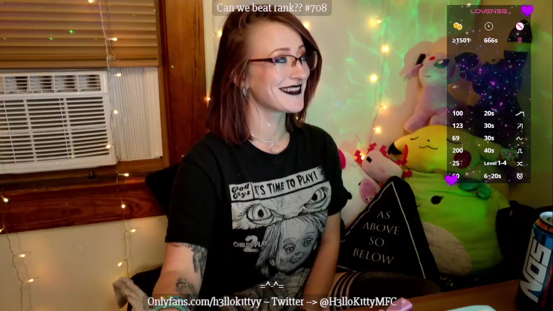 Gallery image thumbnail from H3llok1tty's myfreecams stream on, 10/28/2024, 10:05 image 16 of 20