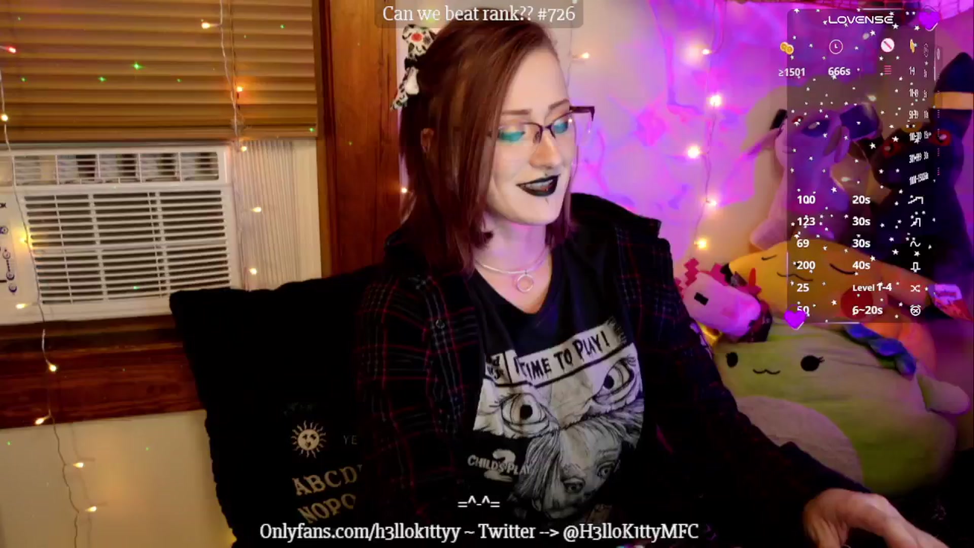 Gallery image thumbnail from H3llok1tty's myfreecams stream on, 10/28/2024, 10:05 image 3 of 20