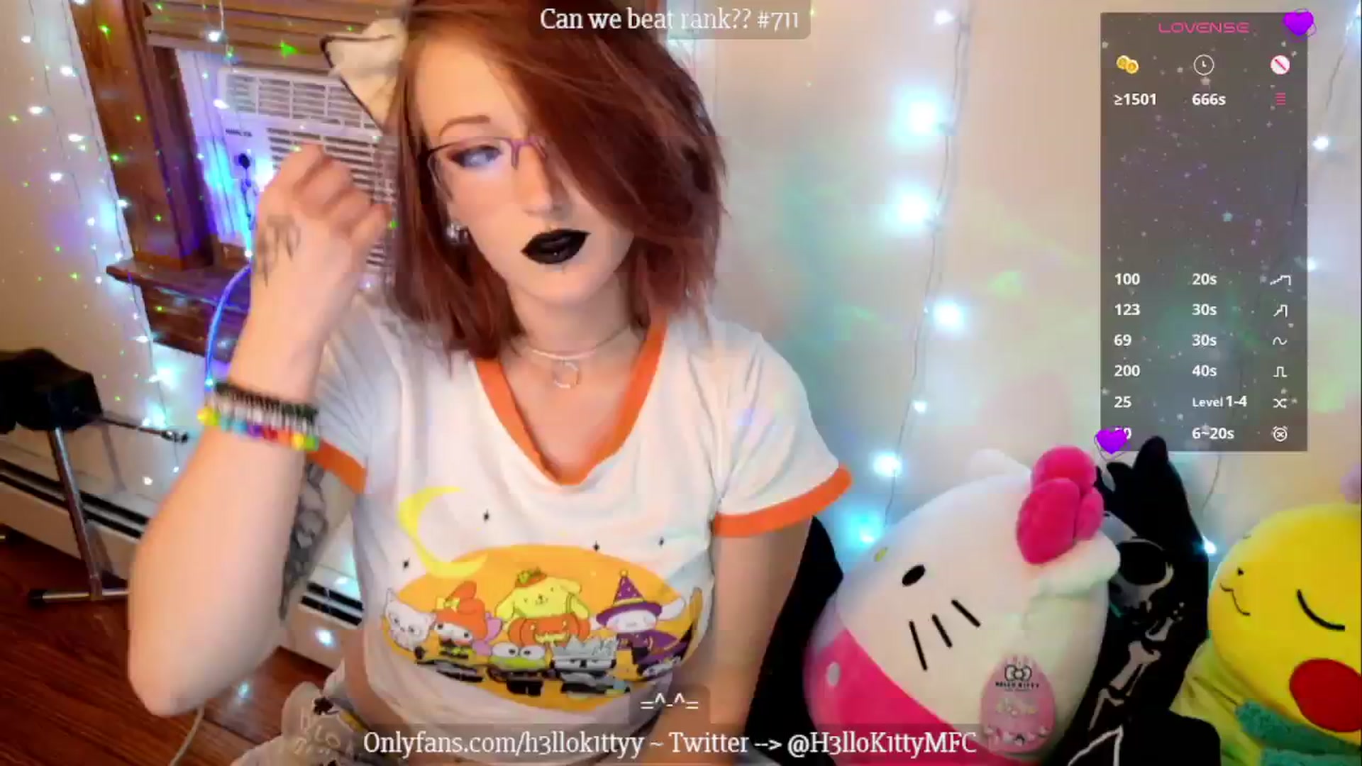 Gallery image thumbnail from H3llok1tty's myfreecams stream on, 10/29/2024, 10:04 image 4 of 20