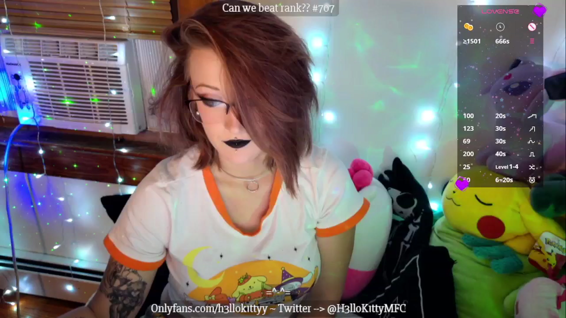 Gallery image thumbnail from H3llok1tty's myfreecams stream on, 10/29/2024, 10:04 image 9 of 20