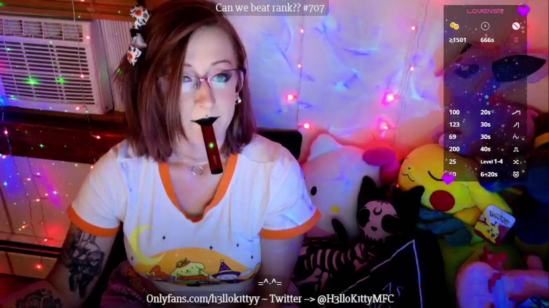 Gallery image thumbnail from H3llok1tty's myfreecams stream on, 10/29/2024, 10:04 image 11 of 20