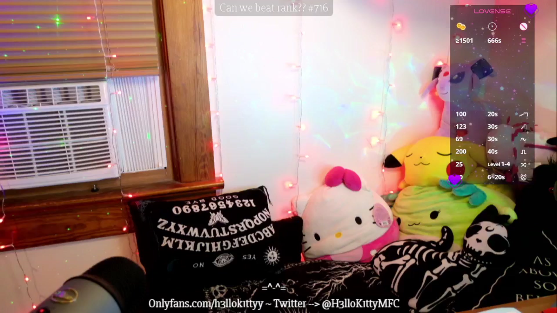 Gallery image thumbnail from H3llok1tty's myfreecams stream on, 10/30/2024, 10:02 image 9 of 20