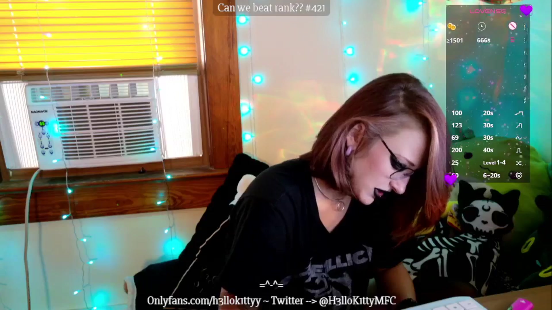 Gallery image thumbnail from H3llok1tty's myfreecams stream on, 11/02/2024, 13:43 image 17 of 20