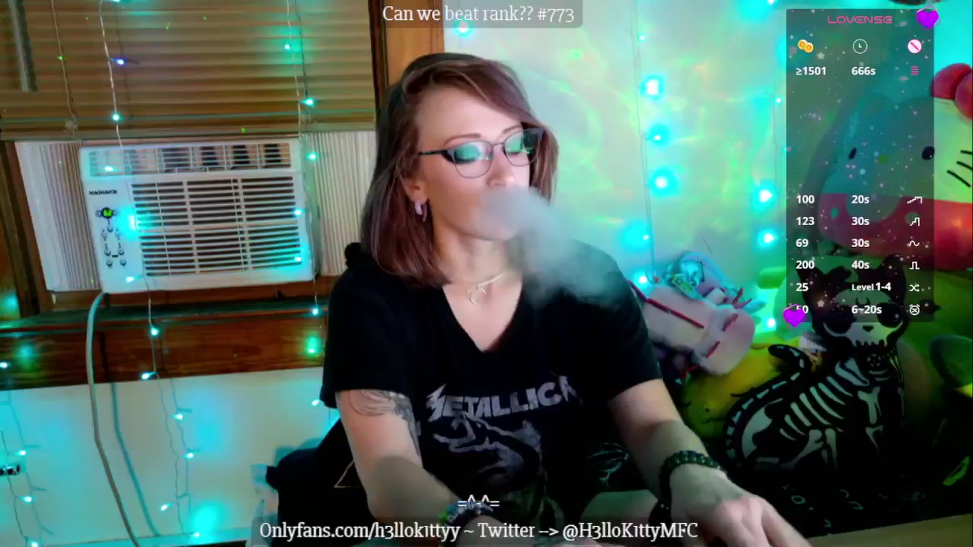 Gallery image thumbnail from H3llok1tty's myfreecams stream on, 11/02/2024, 13:43 image 6 of 20