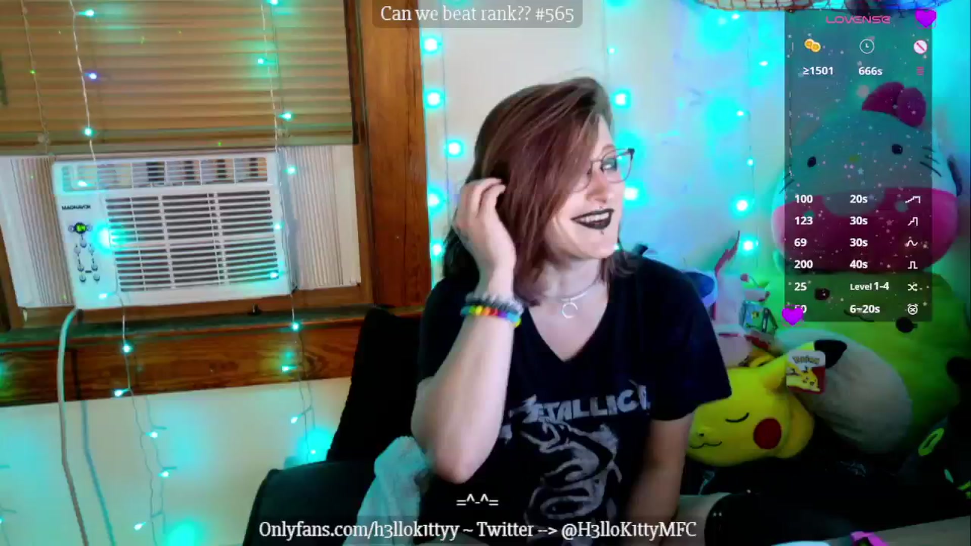 Gallery image thumbnail from H3llok1tty's myfreecams stream on, 11/02/2024, 13:43 image 13 of 20