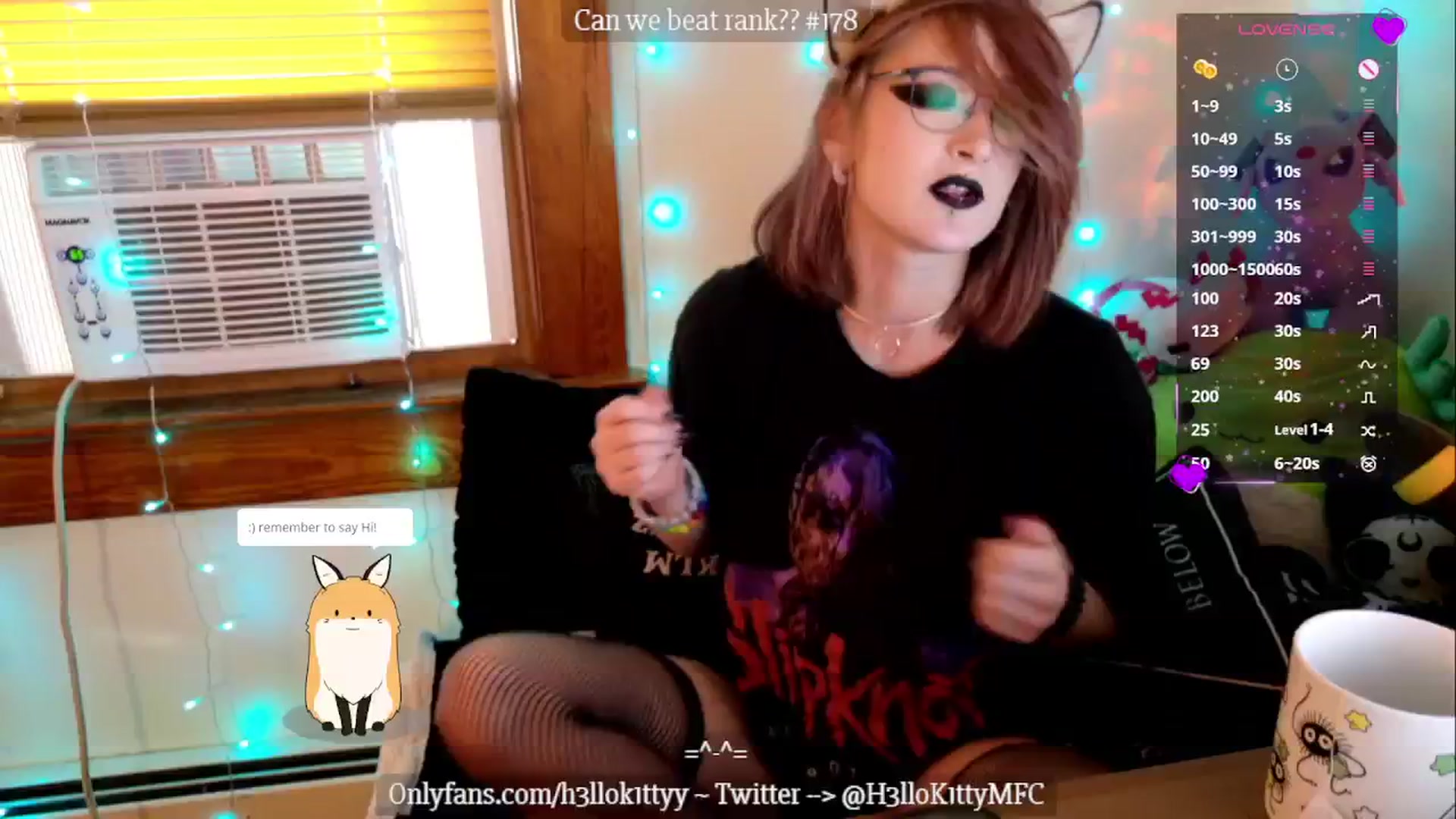 Gallery image thumbnail from H3llok1tty's myfreecams stream on, 11/03/2024, 13:04 image 16 of 20