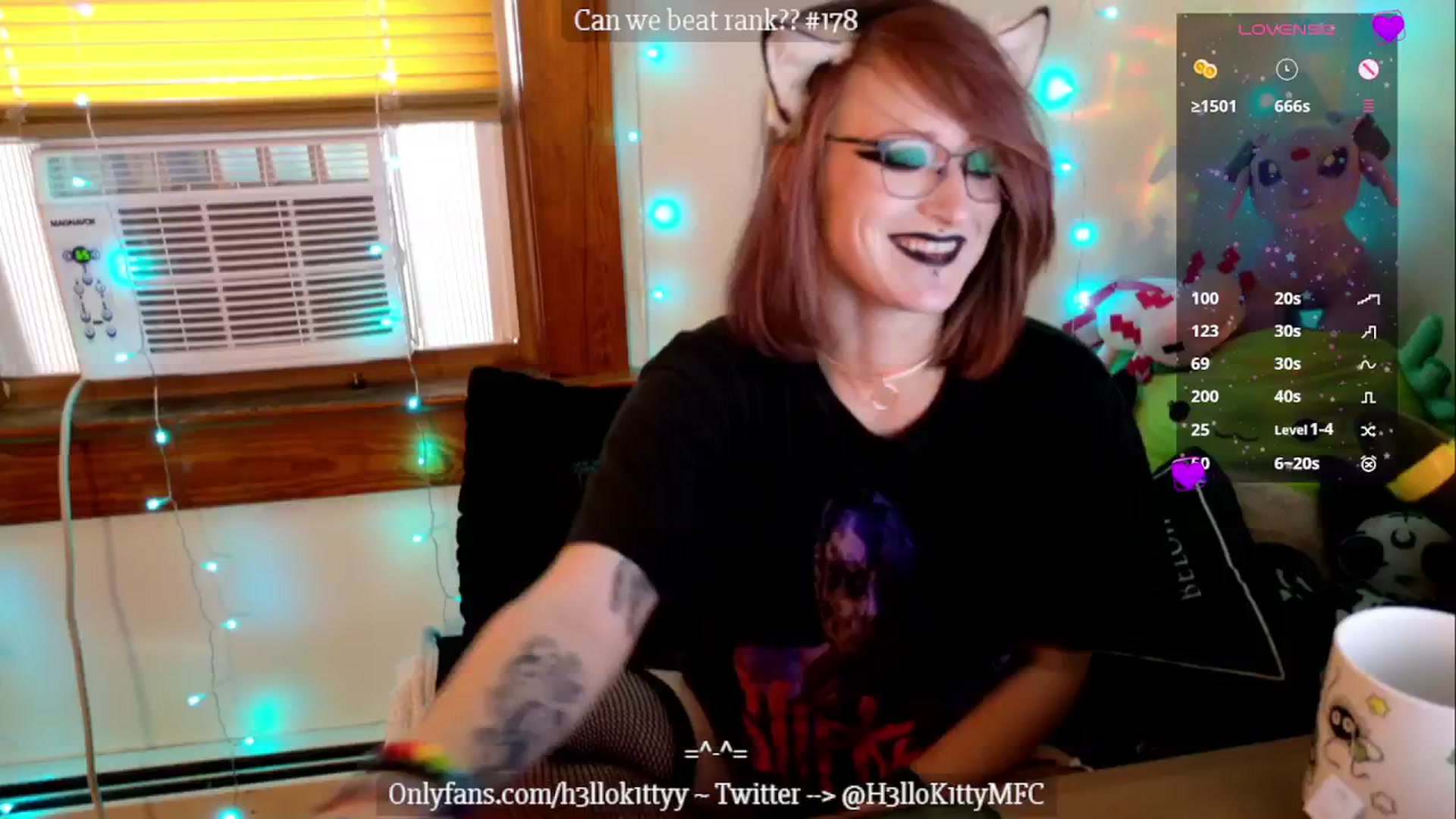 Gallery image thumbnail from H3llok1tty's myfreecams stream on, 11/03/2024, 13:04 image 17 of 20