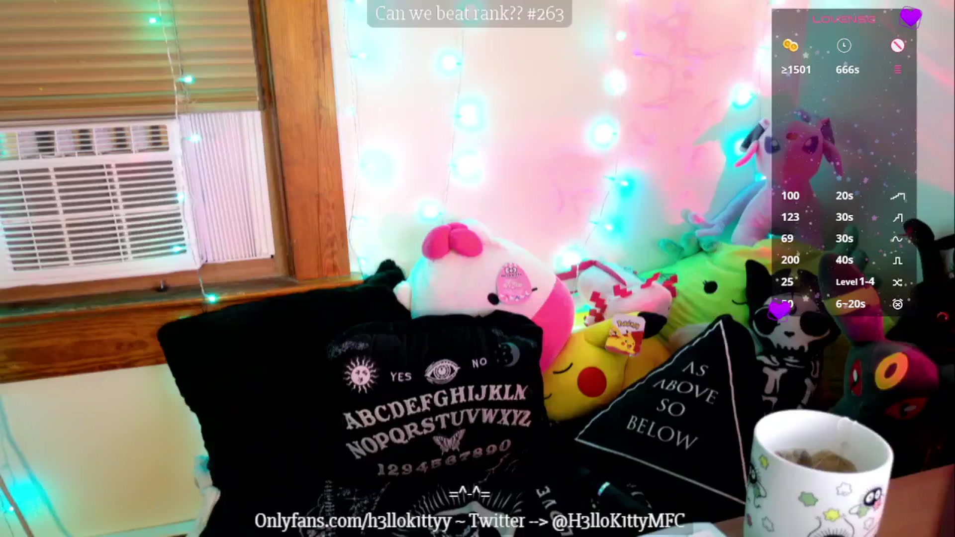 Gallery image thumbnail from H3llok1tty's myfreecams stream on, 11/04/2024, 08:25 image 16 of 20
