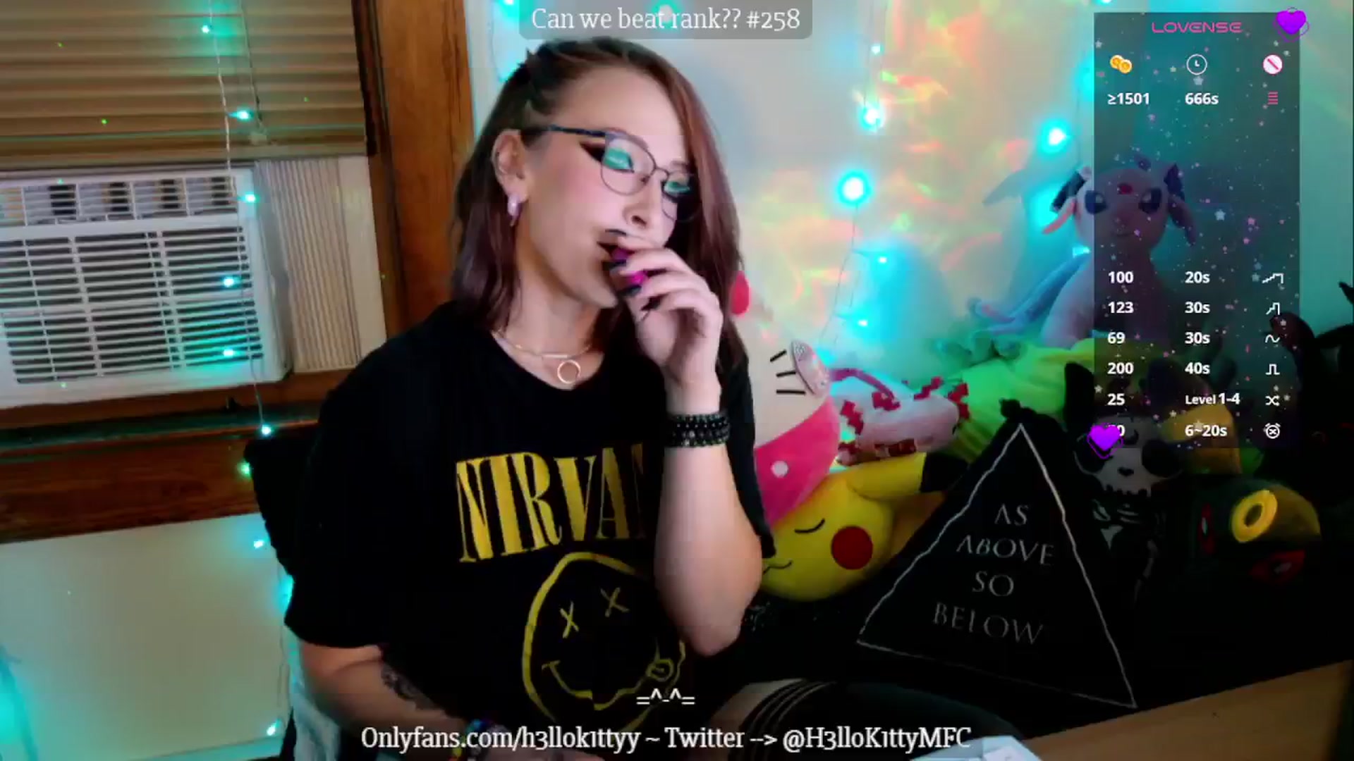 Gallery image thumbnail from H3llok1tty's myfreecams stream on, 11/04/2024, 08:25 image 7 of 20