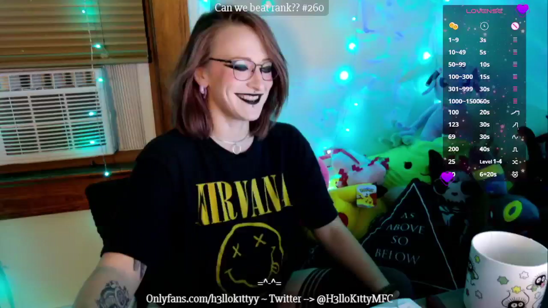 Gallery image thumbnail from H3llok1tty's myfreecams stream on, 11/04/2024, 08:25 image 11 of 20