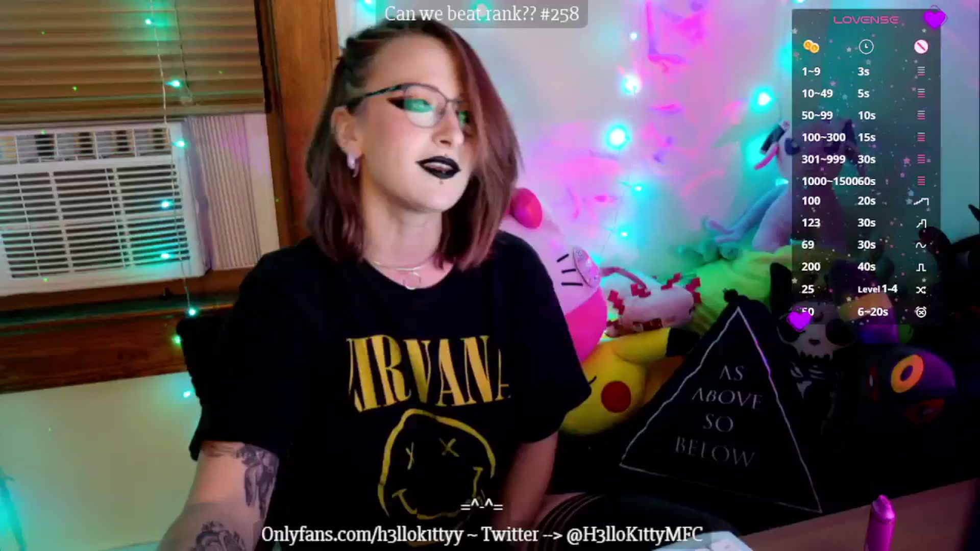 Gallery image thumbnail from H3llok1tty's myfreecams stream on, 11/04/2024, 08:25 image 6 of 20