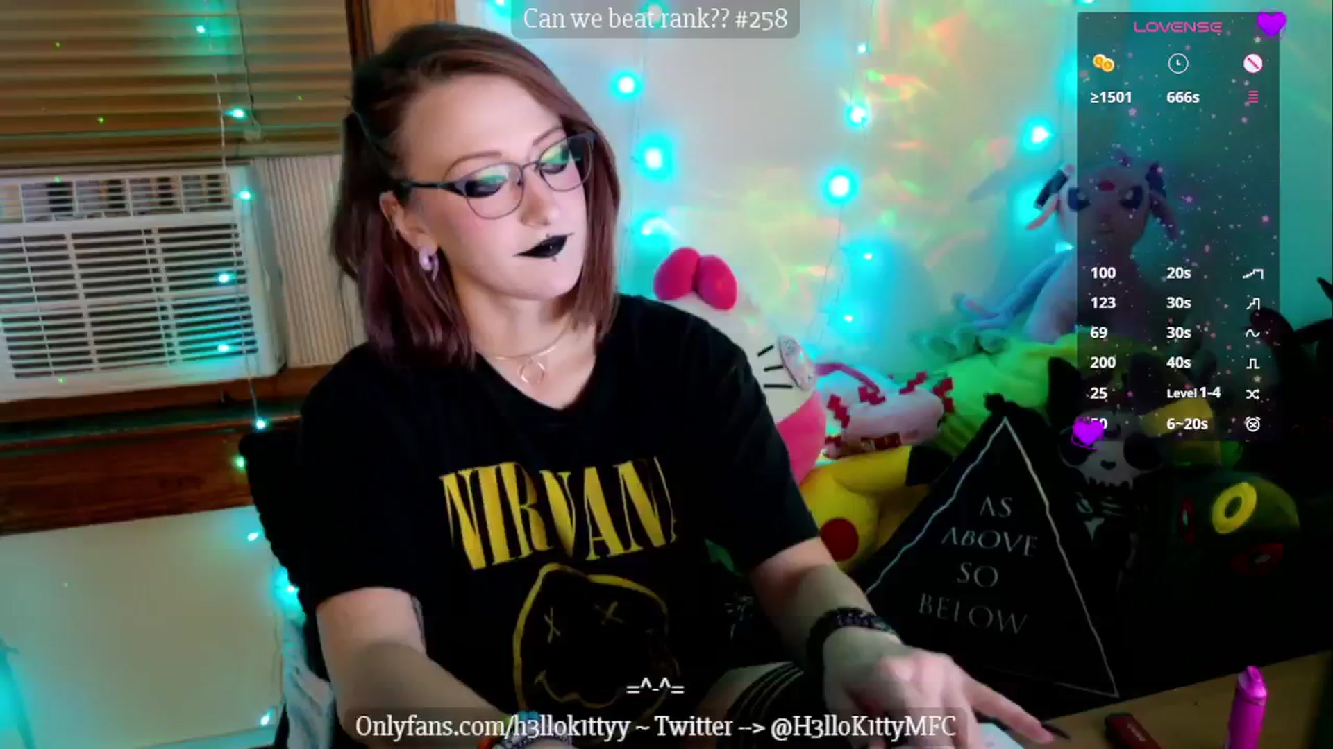 Gallery image thumbnail from H3llok1tty's myfreecams stream on, 11/04/2024, 08:25 image 4 of 20