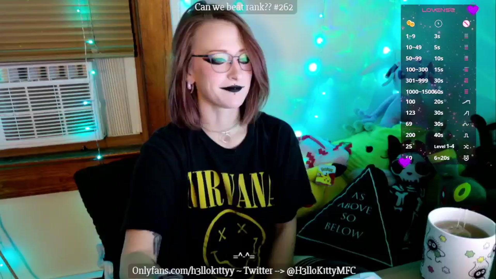 Gallery image thumbnail from H3llok1tty's myfreecams stream on, 11/04/2024, 08:25 image 14 of 20