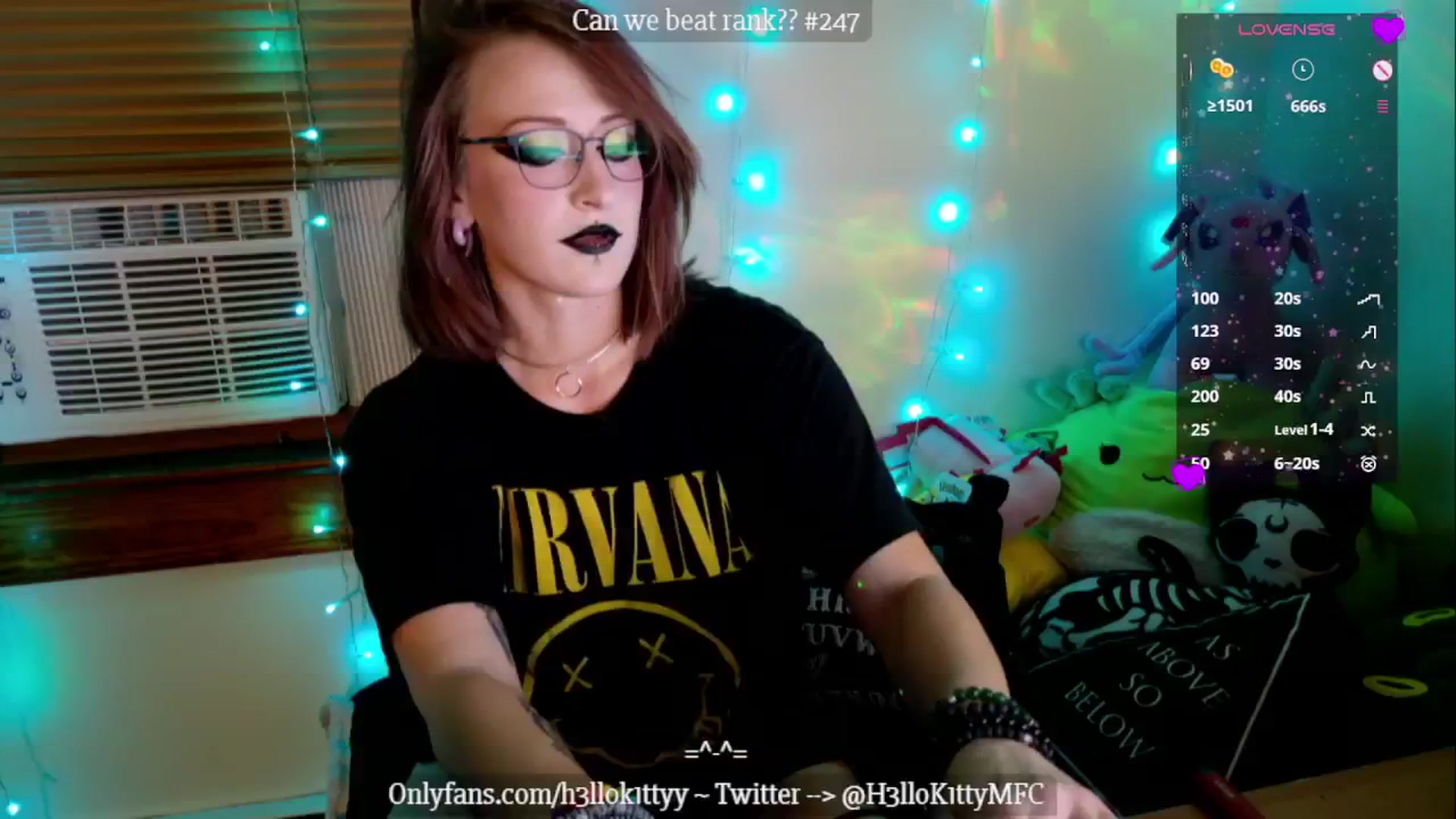 Gallery image thumbnail from H3llok1tty's myfreecams stream on, 11/04/2024, 08:46 image 19 of 20