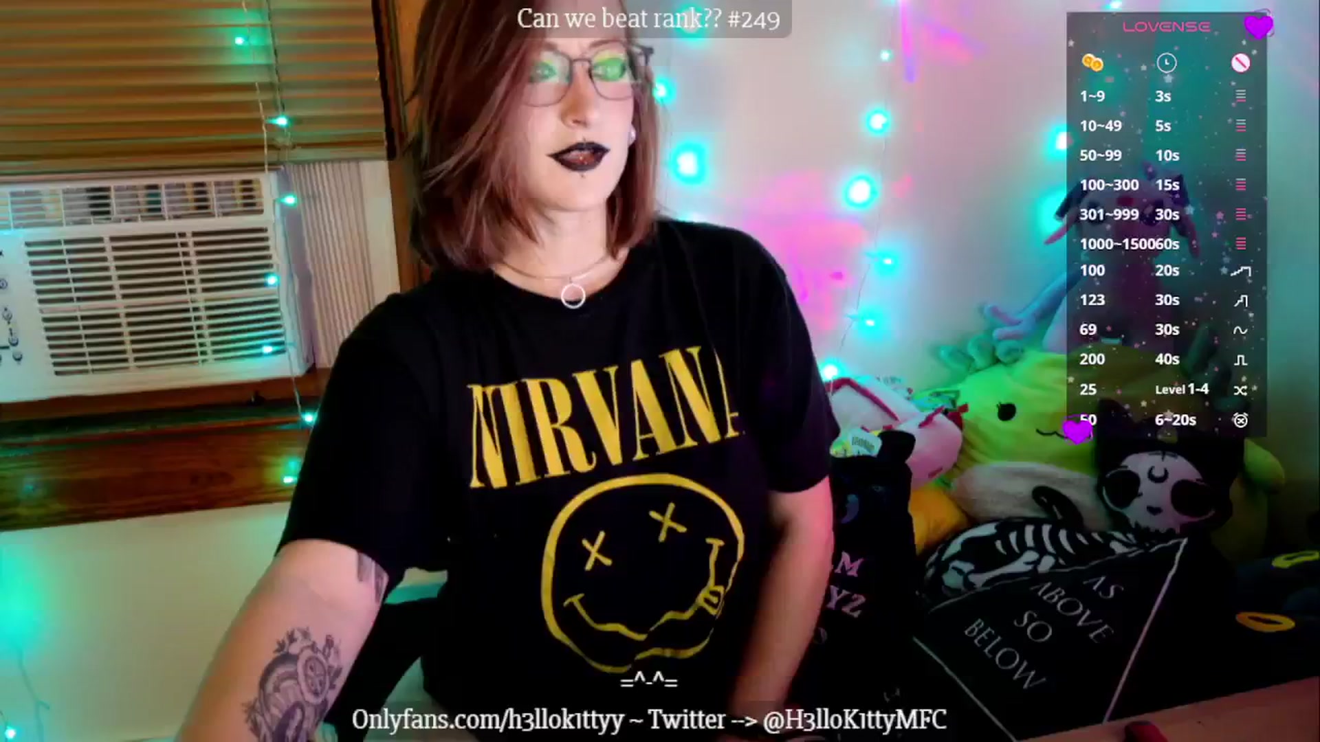 Gallery image thumbnail from H3llok1tty's myfreecams stream on, 11/04/2024, 08:46 image 15 of 20