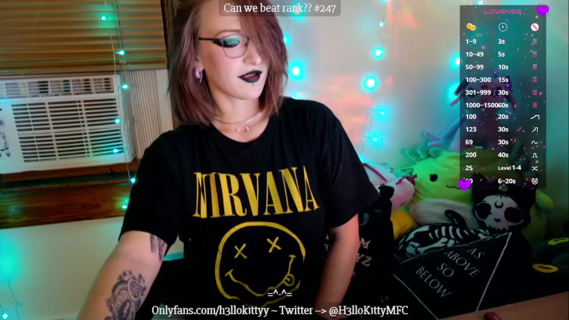 Gallery image thumbnail from H3llok1tty's myfreecams stream on, 11/04/2024, 08:46 image 20 of 20