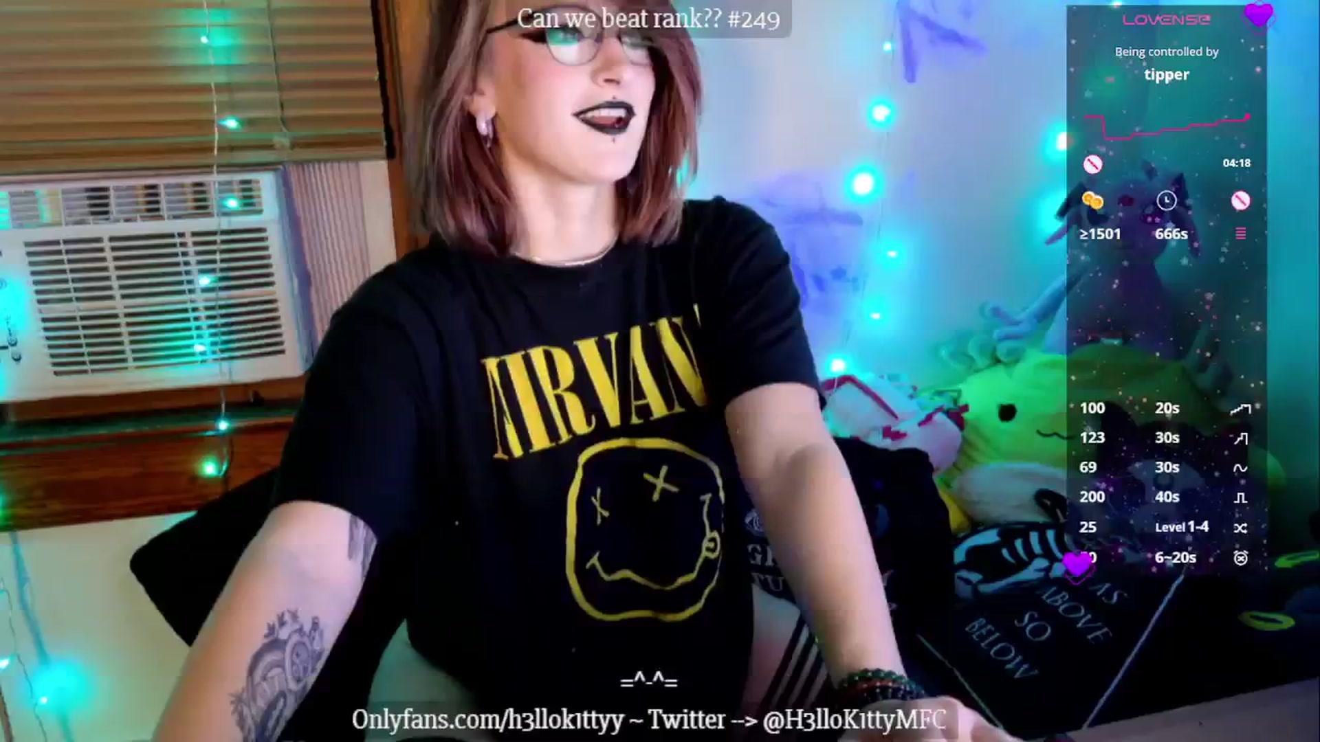 Gallery image thumbnail from H3llok1tty's myfreecams stream on, 11/04/2024, 08:46 image 5 of 20