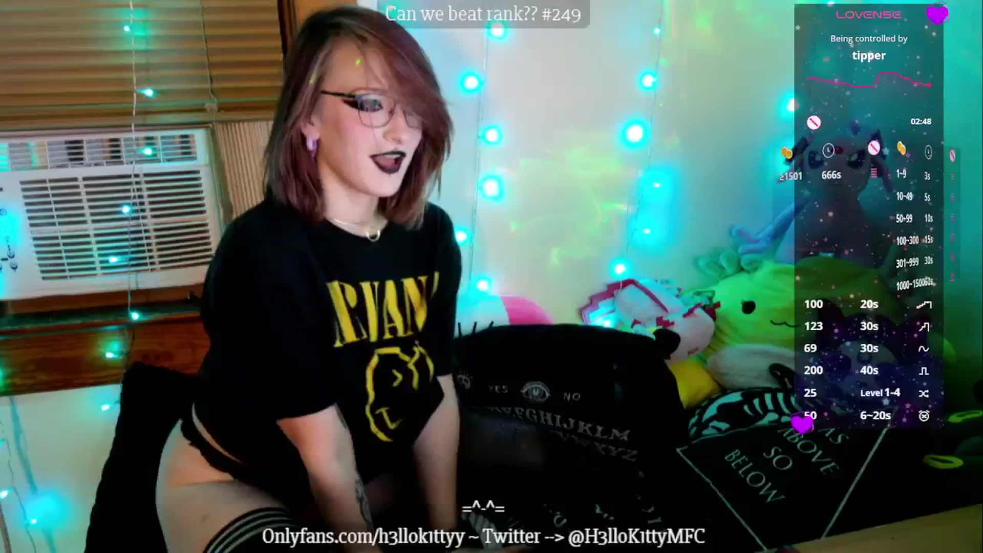 Gallery image thumbnail from H3llok1tty's myfreecams stream on, 11/04/2024, 08:46 image 7 of 20