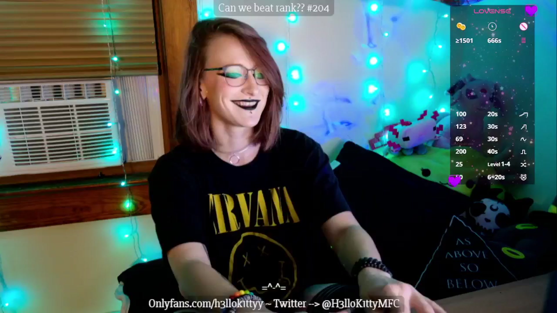 Gallery image thumbnail from H3llok1tty's myfreecams stream on, 11/04/2024, 11:05 image 18 of 20