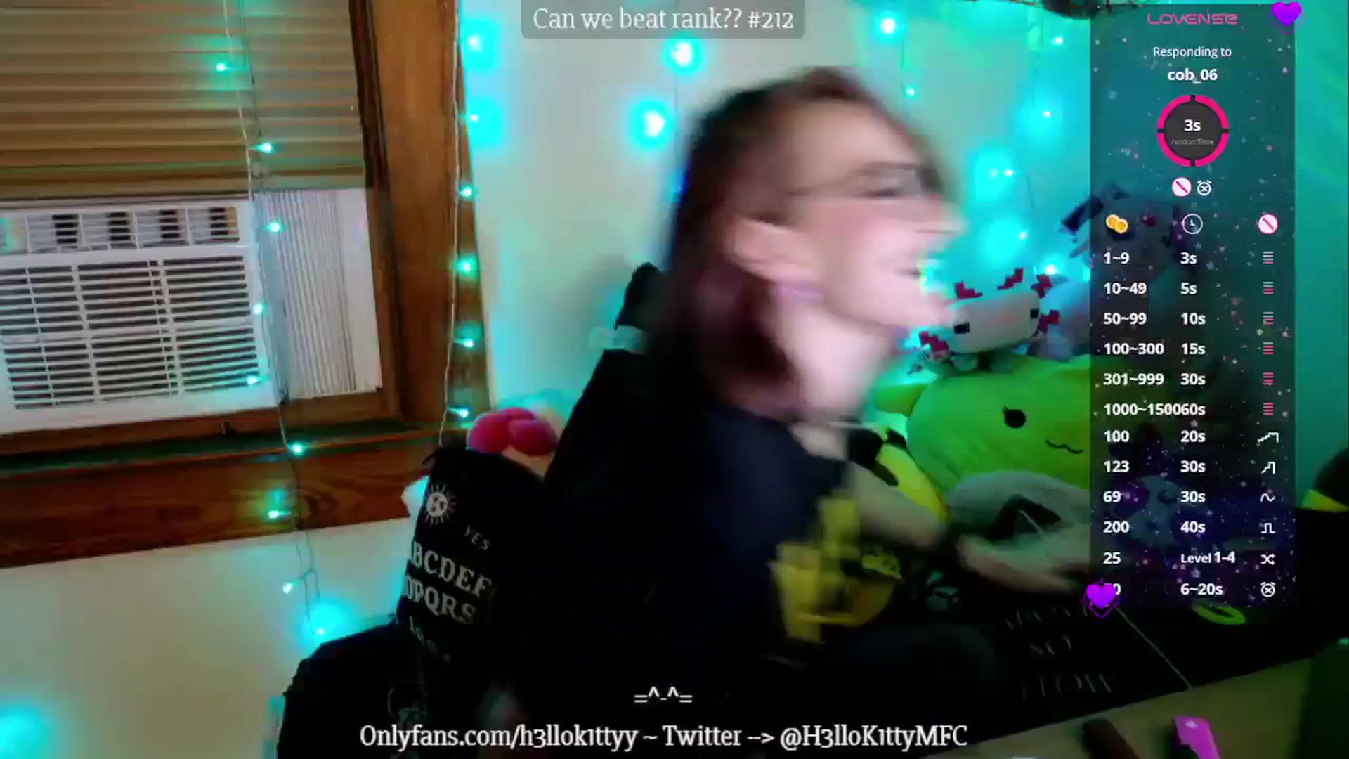 Gallery image thumbnail from H3llok1tty's myfreecams stream on, 11/04/2024, 11:05 image 15 of 20