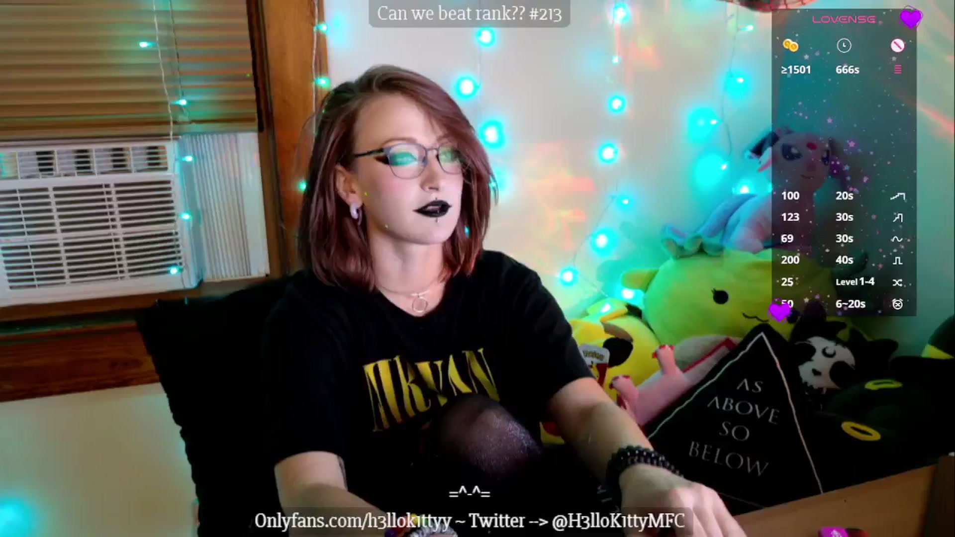 Gallery image thumbnail from H3llok1tty's myfreecams stream on, 11/04/2024, 11:05 image 12 of 20