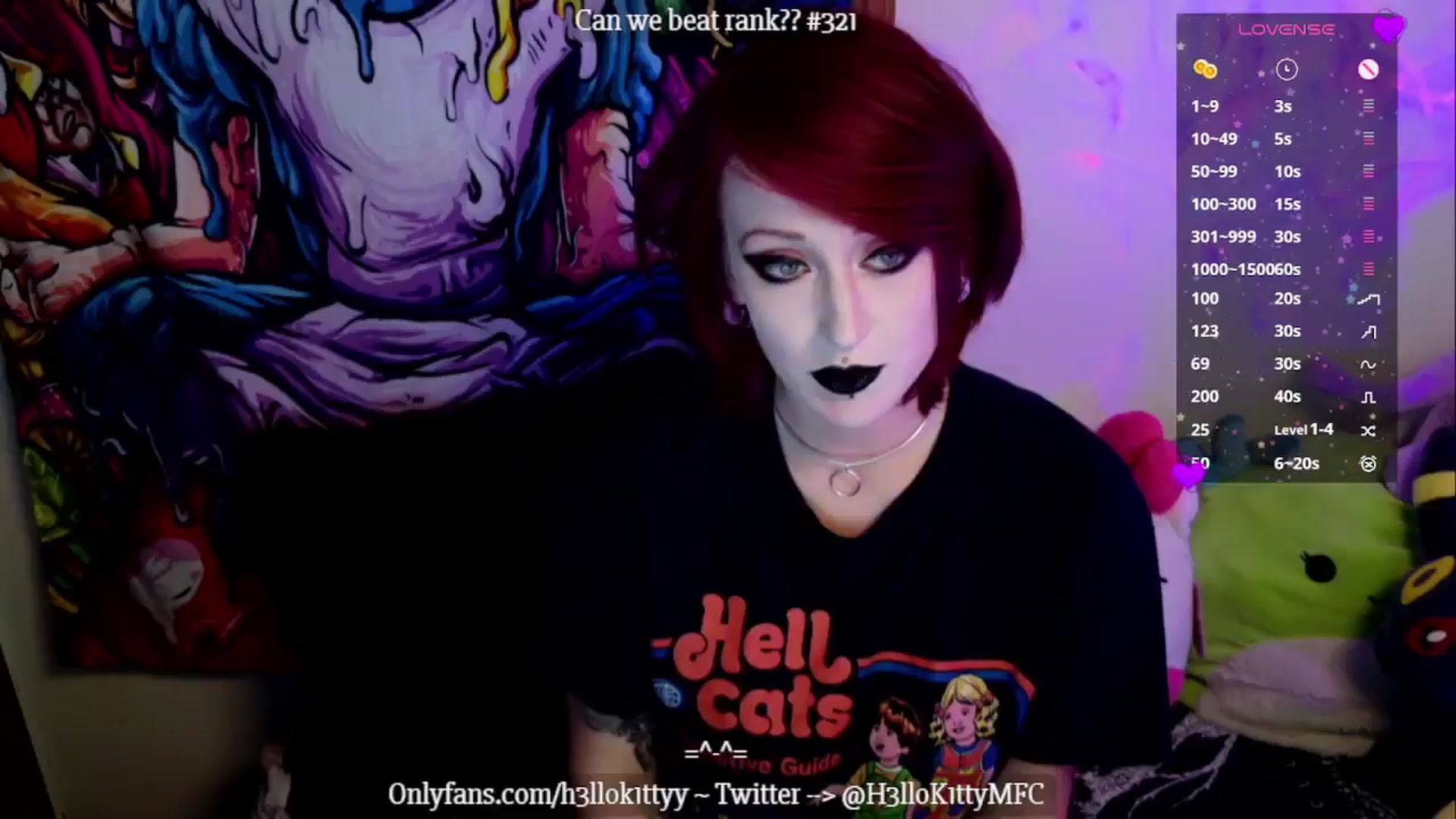 Gallery image thumbnail from H3llok1tty's myfreecams stream on, 11/10/2024, 15:05 image 7 of 20