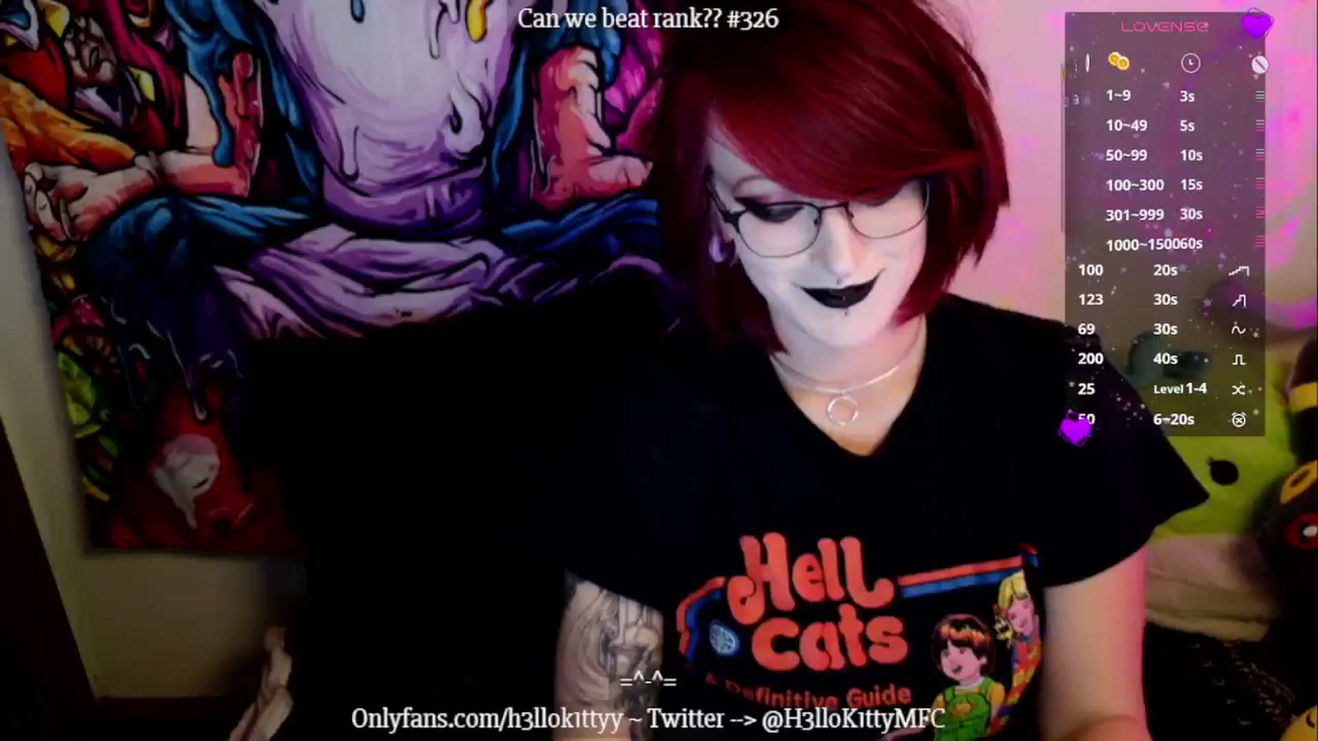 Gallery image thumbnail from H3llok1tty's myfreecams stream on, 11/10/2024, 15:05 image 6 of 20