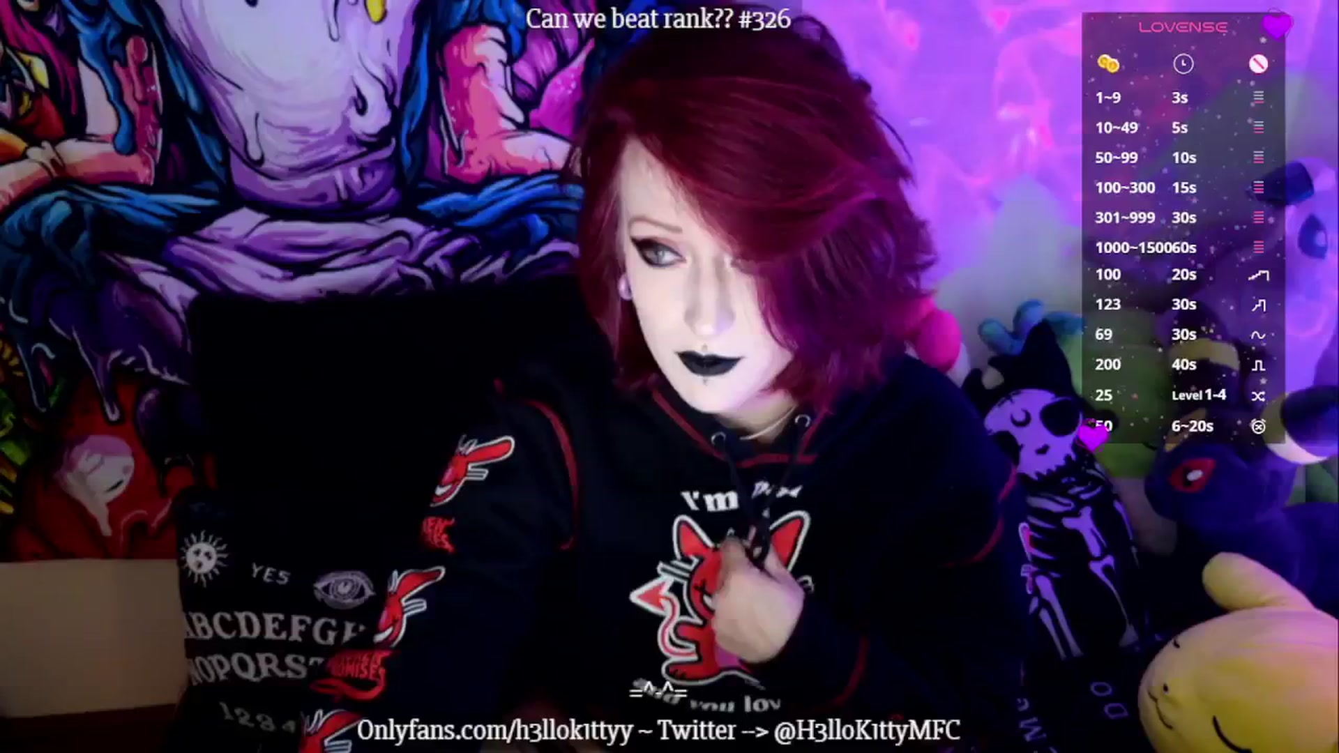 Gallery image thumbnail from H3llok1tty's myfreecams stream on, 11/10/2024, 15:05 image 2 of 20