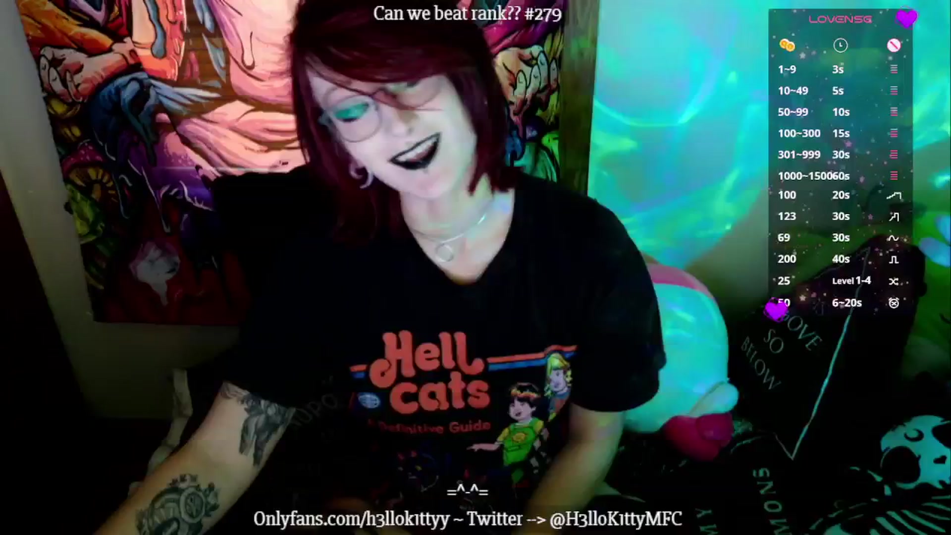 Gallery image thumbnail from H3llok1tty's myfreecams stream on, 11/10/2024, 15:05 image 19 of 20